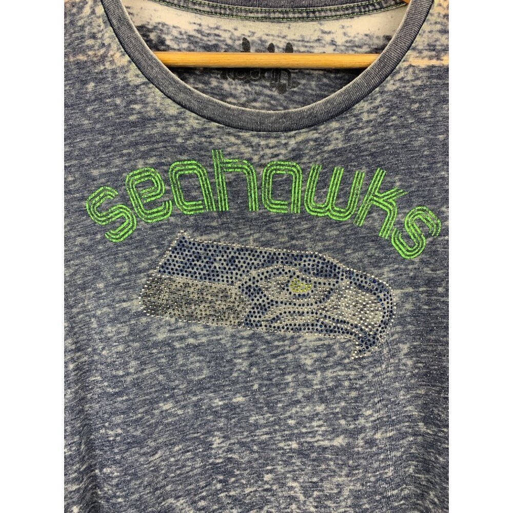 Women's Touch Seahawk Bedazzled Shirt Size M - Picture 2 of 8